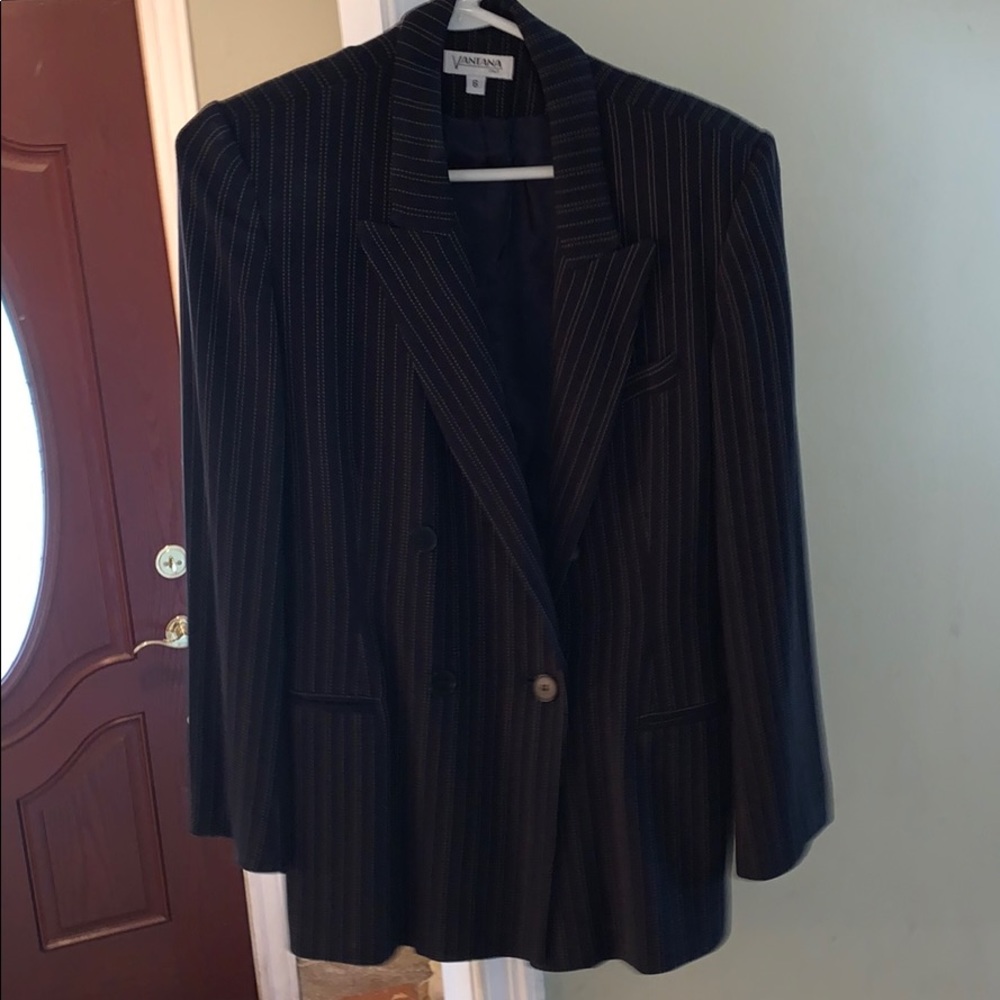 Pinstriped Womens Suit Set - Vantana Italy